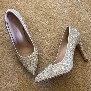 Galina Signature Pearl and Crystal Pointed heels